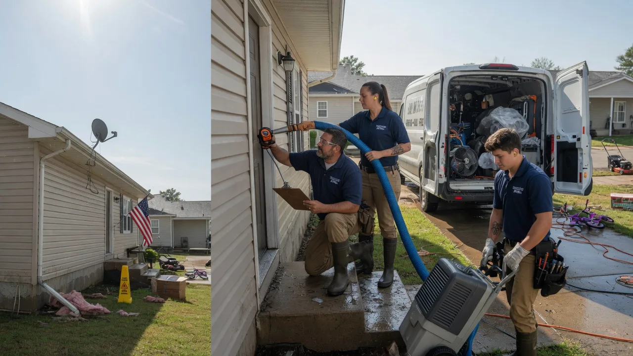 Ceiling Water Damage Restoration in Hickman, NE near me